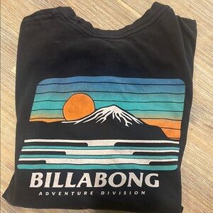 Billabong Adventure Division Black Graphic Tee